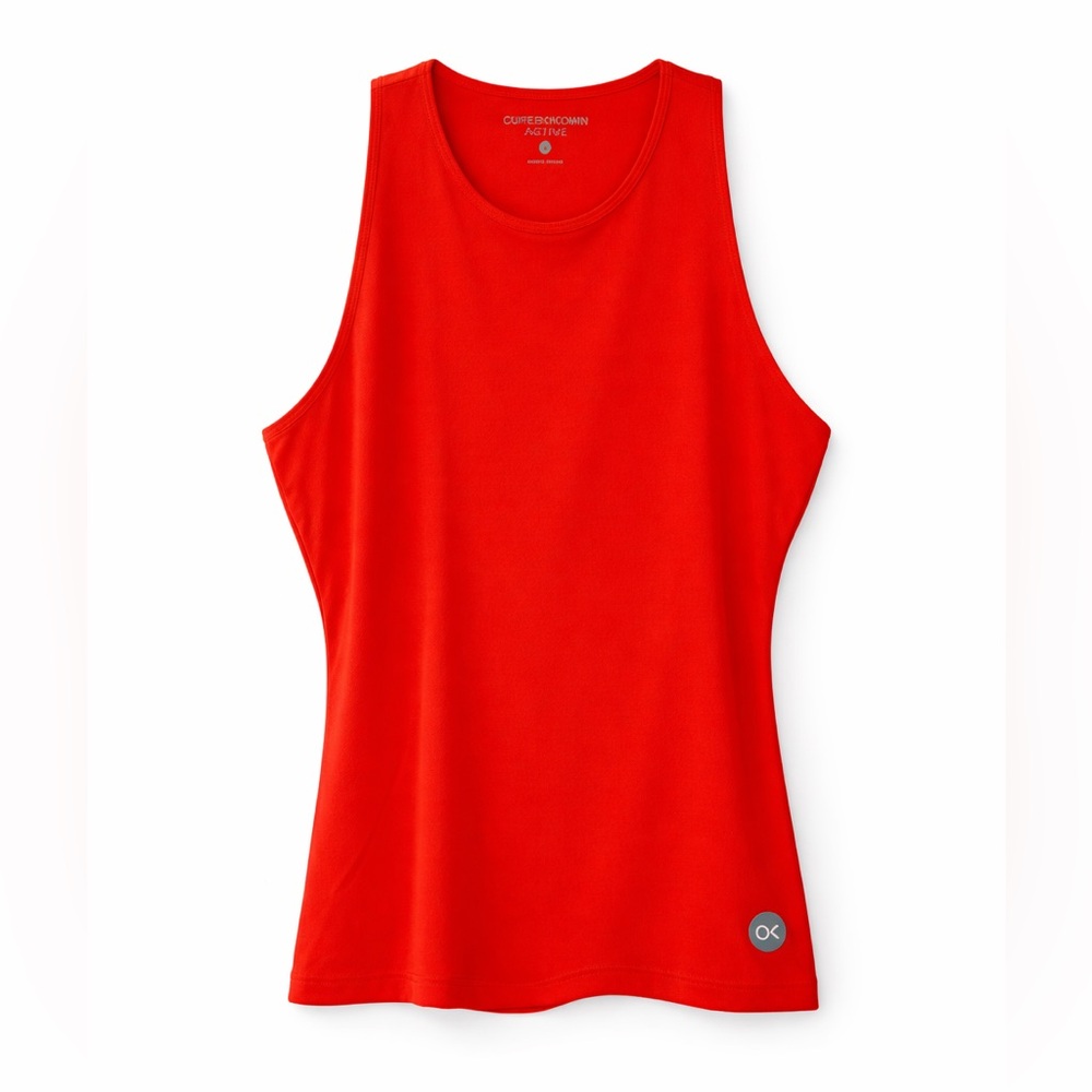 NWT Outerknown Active S OK tank high neck 0151 sleeveless top bright running